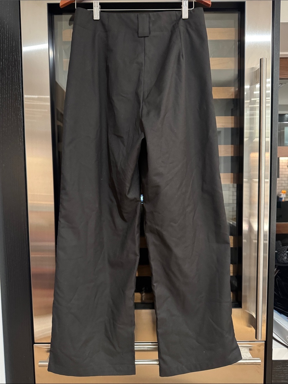 Commense Black Wide Leg Pleated Trousers Size M - Picture 5 of 5